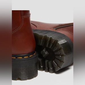 jadon leather faux fur lined platform